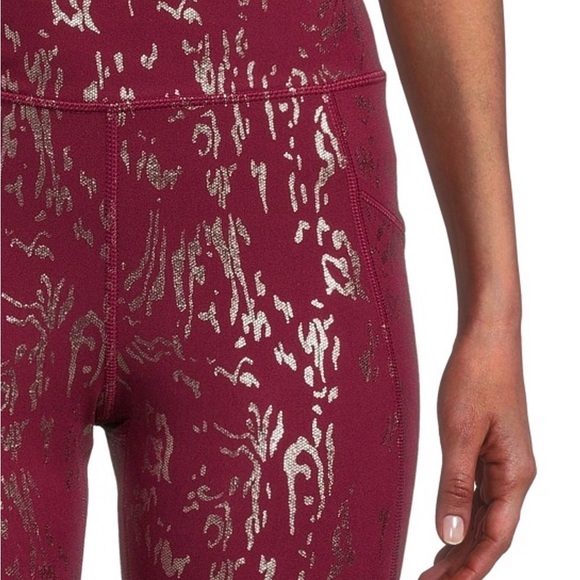 Avia Women's High Waist Fashion Performance Legging With Side Pockets - Picture 6 of 6